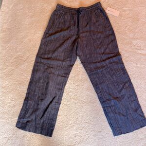 NWT Athleta Retreat Wide Leg Linen Pant